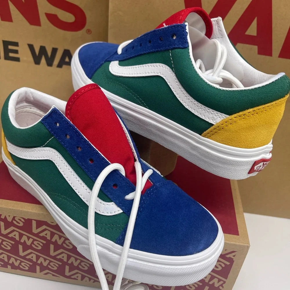 Vans Women's Old Skool (Vans Yacht Club) Blue/Green Sneakers
VN0A38G1R1Q - Picture 6 of 16